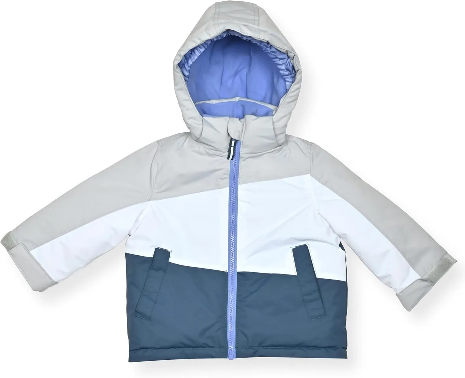 Arctic Quest baby-girls Bib Snow Pants and Ski Jacket Water-resistant Snowsuit for Kids Winter Jacket for Girls Hooded