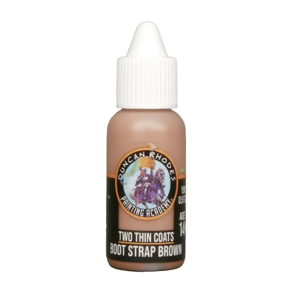 Boot Strap Brown - Two Thin Coats
