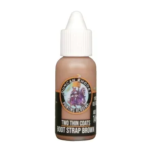 Boot Strap Brown - Two Thin Coats