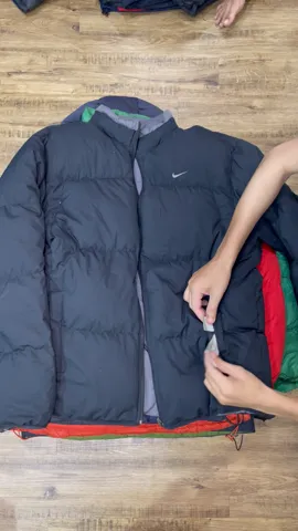 Branded Puffer Jackets with Vintage Pcs Nike Reversible, Adidas and others