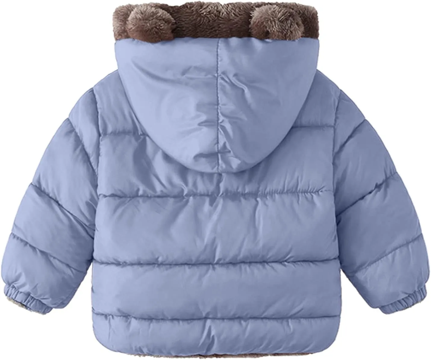 Kids Winter Coats Toddler Boys Girls Winter Bear Ears Coat With Hooded Jacket 𝒫uffer Down Outwear 1-5 Years