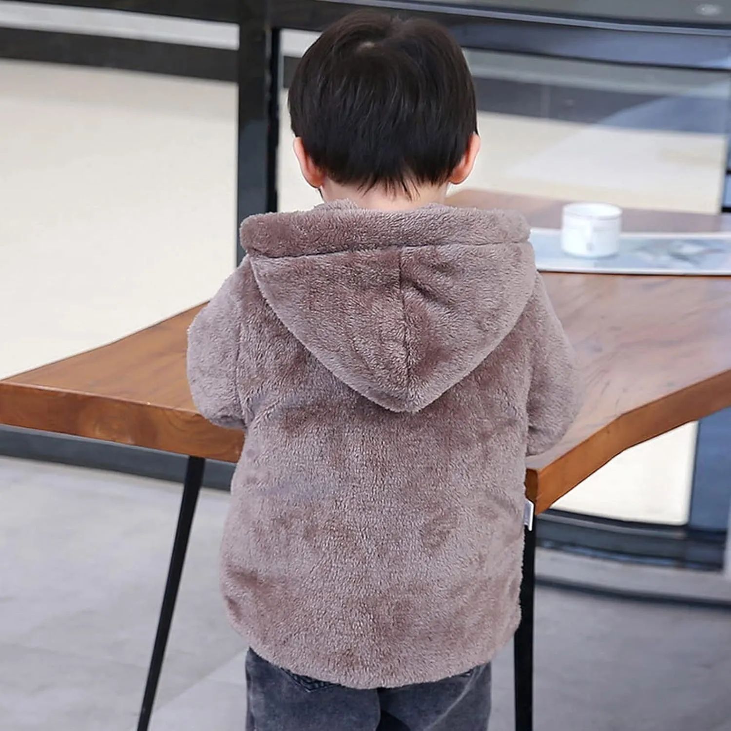 Kids Winter Coats Toddler Boys Girls Winter Bear Ears Coat With Hooded Jacket 𝒫uffer Down Outwear 1-5 Years