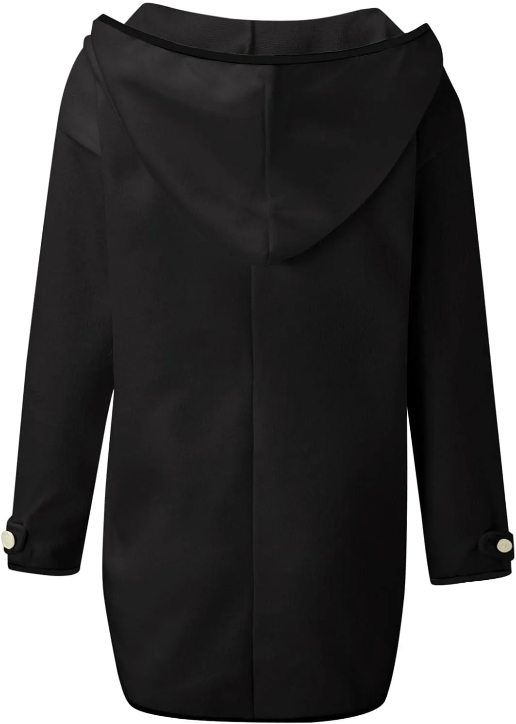 LIXIAO Womens Coat Trench Cardigan Winter Wool Coat Open Front Long Sleeve Jacket Stylish Casual Long Overcoat Outwear