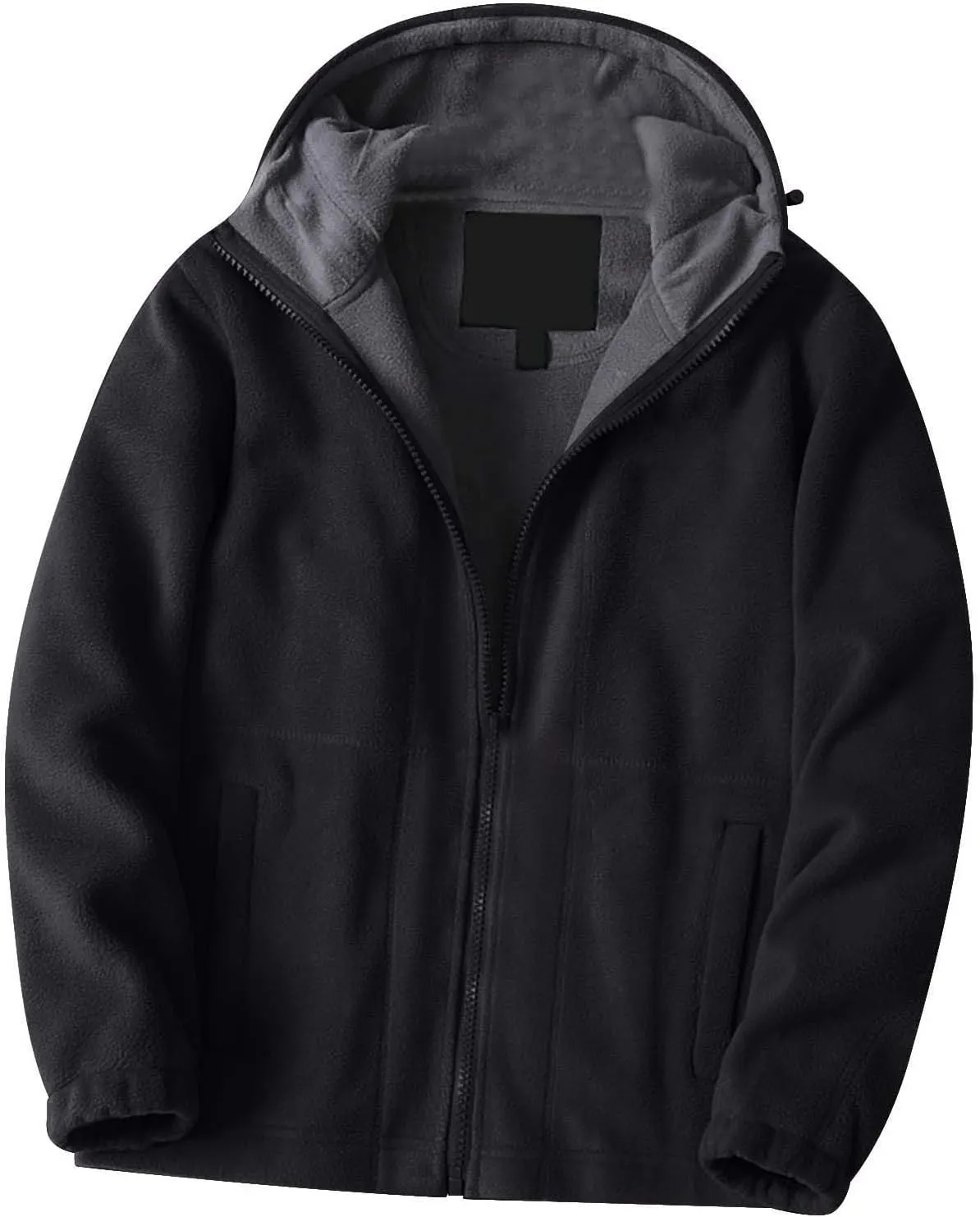 Mens Sherpa Hoodie Jacket Fleece Lined Zip Up Warm Hoodies Sweatshirt Winter Zipper Sweater Hooded Coats Outdoor