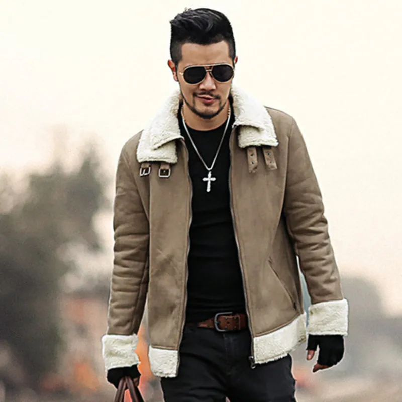 Men's Winter Faux Fur Jacket