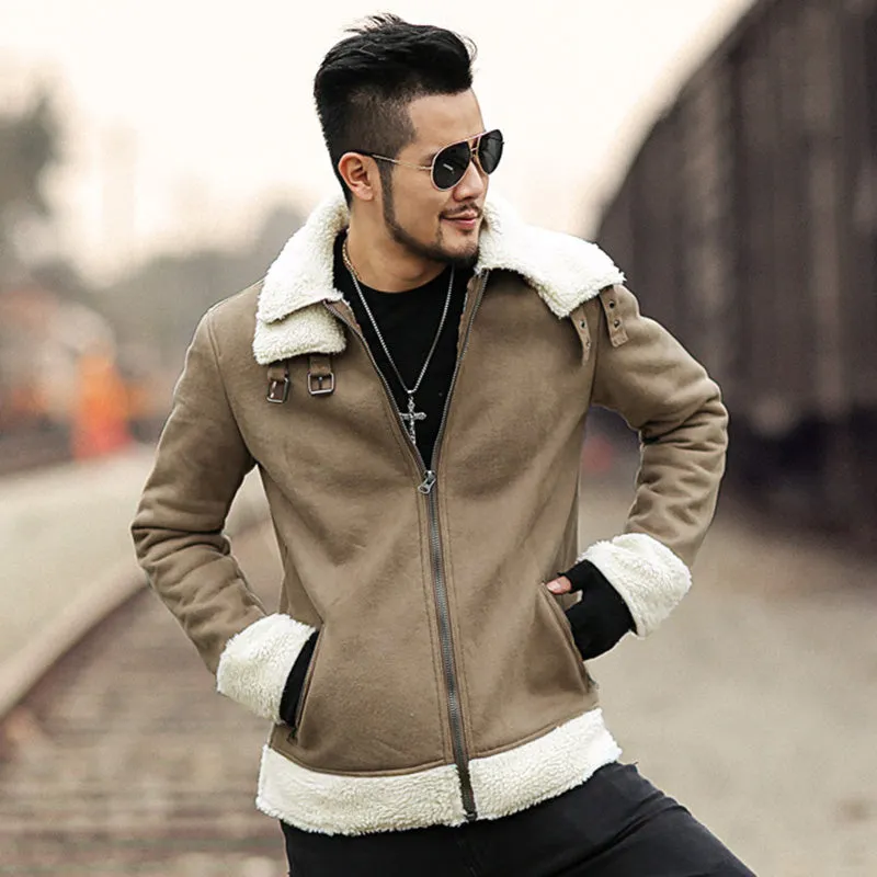 Men's Winter Faux Fur Jacket
