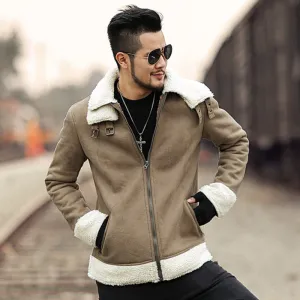 Men's Winter Faux Fur Jacket