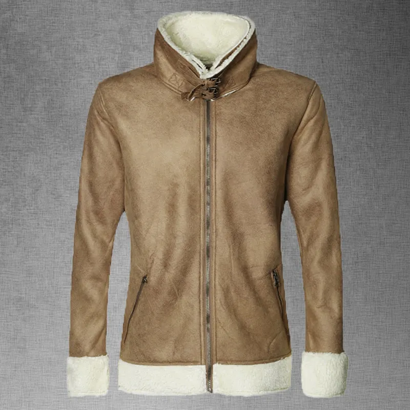 Men's Winter Faux Fur Jacket