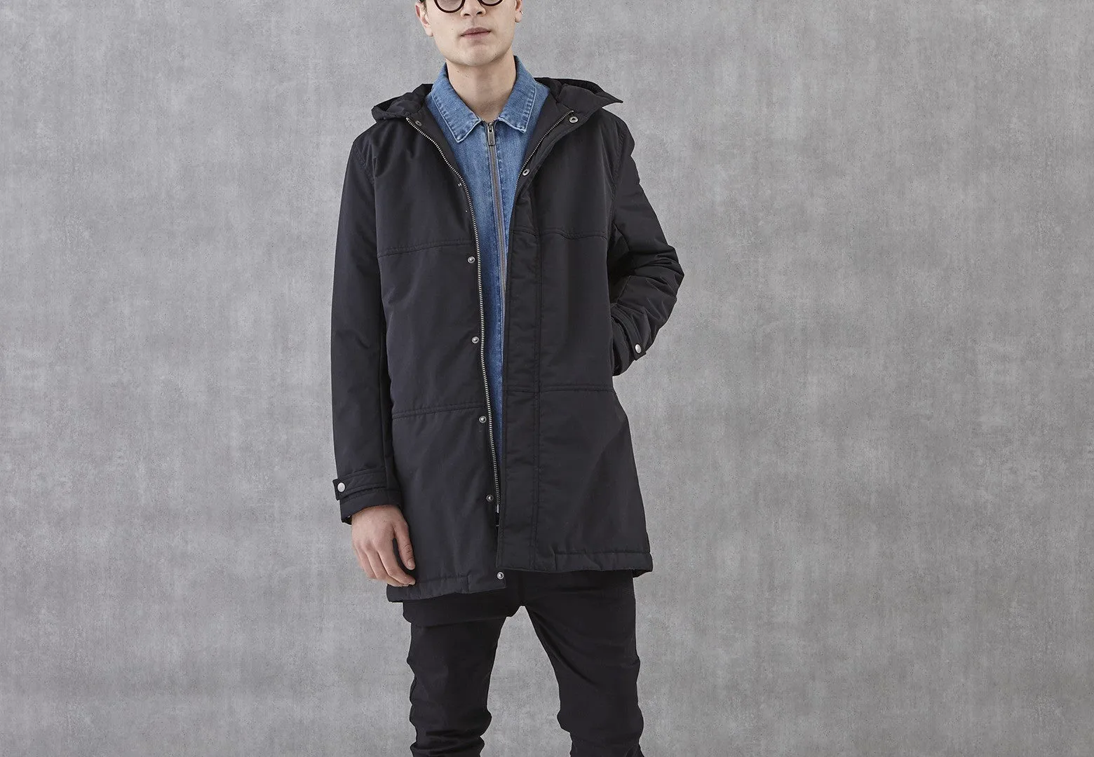 Military Parka - Black