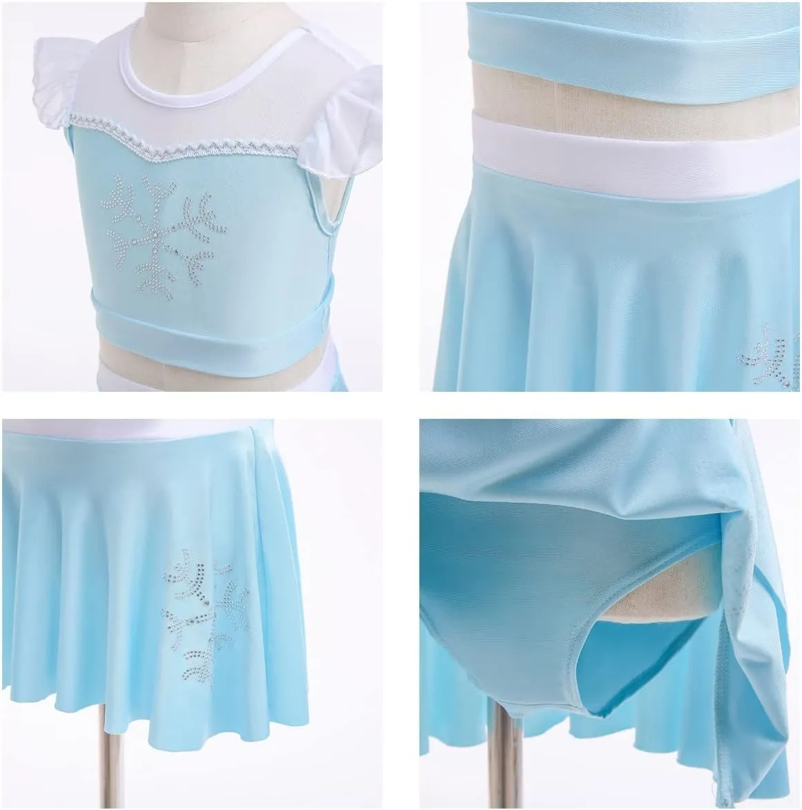 MYRISAM Girls Princess Two-Piece Tankini Swimsuits Party Bathing Suits Ruffles Beach Surf Swimming Swimwear Bikini Set