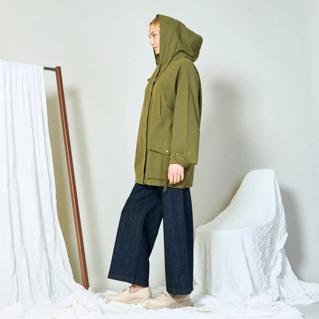 Parka jacket with hood wholesale
