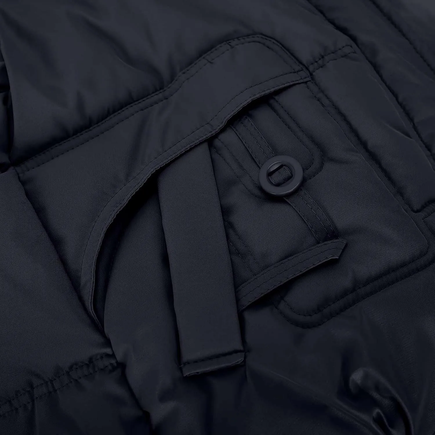 Puffer Jacket Womens Tops Mid Length Sherpa Lined Quilted Parkas Warm Thickened Hoodies Coats Windproof Outerwear