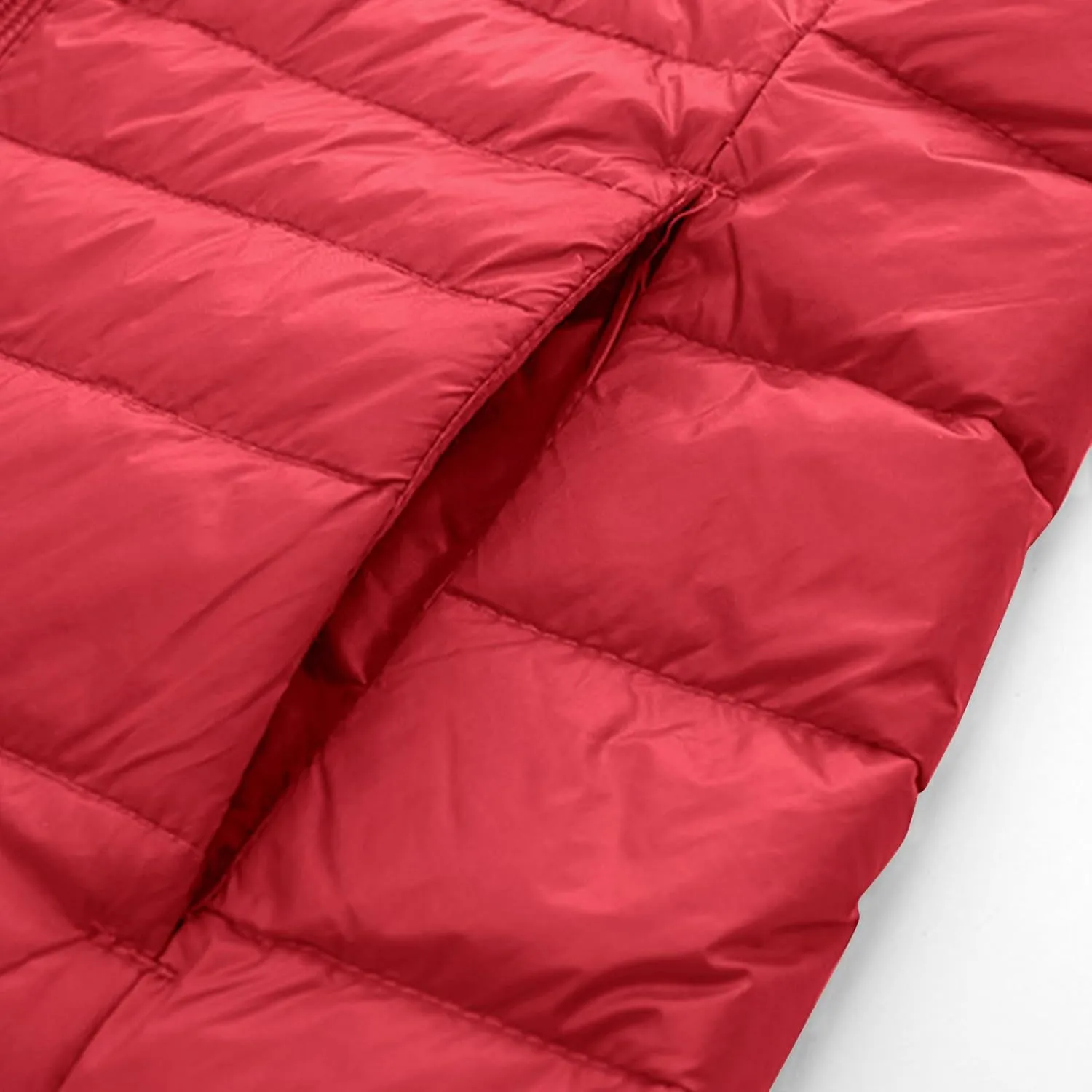 Womens Packable Puffer Jacket Winter Warm Lightweight Down Coat Zip Up Windproof Oversized Long Outerwear with Hood
